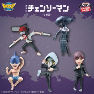 chainsawmanrezearcworldcollectiblefiguresvol.2completesetof5